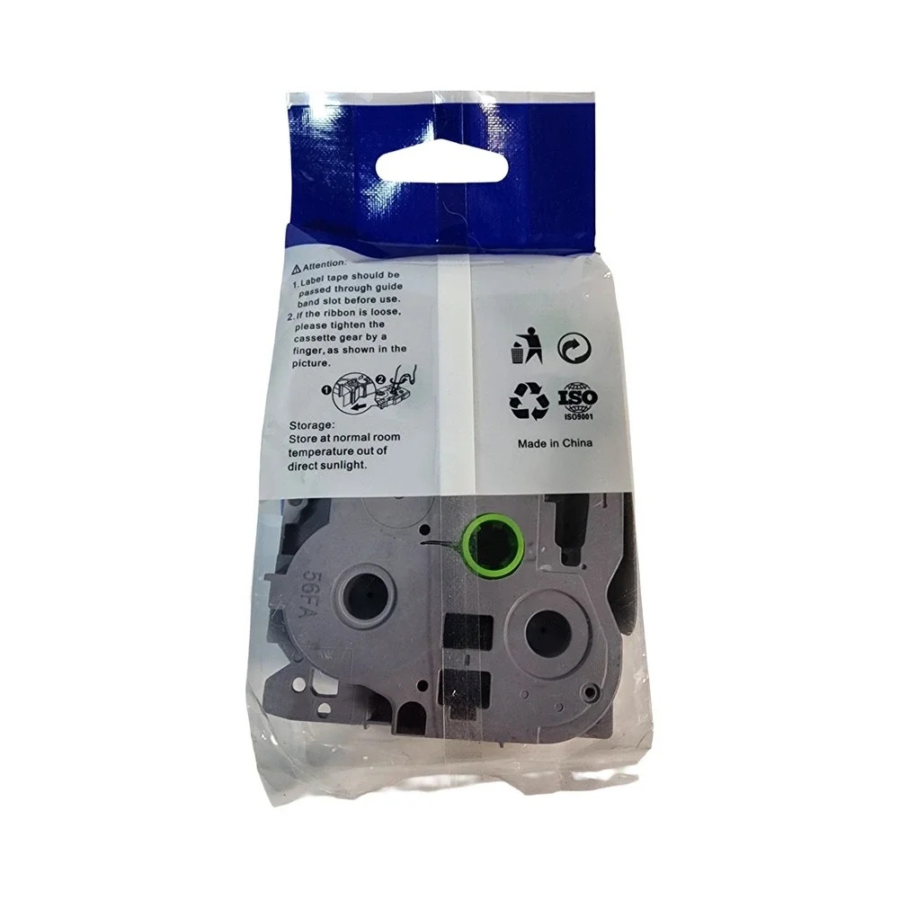 Laminated Label Tape Cassette 24mm‎ Black White TZc-251 8m for P-Touch 0.94 Inch